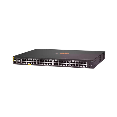 R8N85A HP Aruba CX 6000 Series 48 x Ports PoE+ 1000Base-T + 4 x Ports SFP Layer 2 Managed 1U Rack-Mountable Stackable Gigabit Ethernet Network Switch