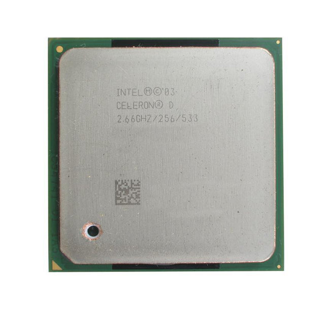 RK80546RE067256 Intel Celeron D 330 2.66GHz 533MHz FSB 256KB L2 Cache Socket PPGA478 Desktop Processor