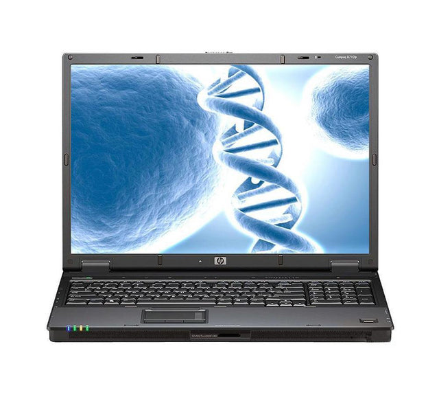 RM254UT HP 8710P Notebook Intel Core 2 Duo T7100 / 1.8 GHz RAM 1GB Hard Drive 160GB DVD+RW (+R DL) / DVD-RAM Quadro NVS 320M Gigabit Ethernet WLAN 802.11a/b/g (Refurbished)