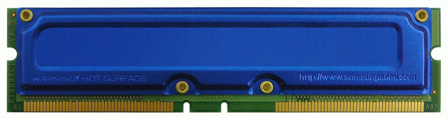 MR18R082GAN1-CKB Samsung Rambus 256MB PC800 800MHz 45ns ECC 184-Pin RDRAM RIMM Memory Module