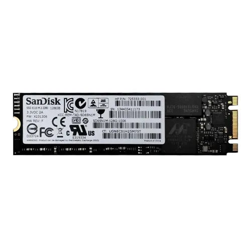 SD6SN1M-128G-1006 SanDisk X110 128GB Multi-Level Cell SATA 6Gb/s M.2 2280 Solid State Drive