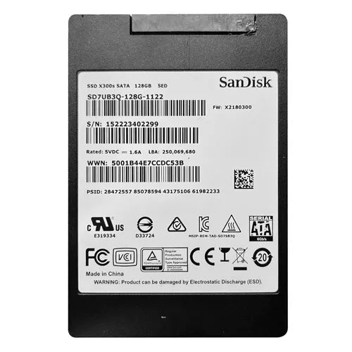 SD7UB3Q-128G-1122 SanDisk X300S Series 128GB SATA 6Gb/s 2.5-Inch Solid State Drive (10-Pack)