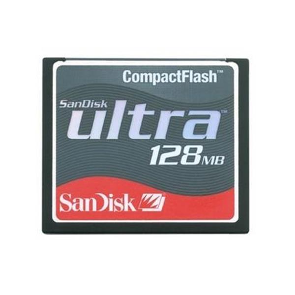 SDCFH128784 SanDisk 128MB Type I Ultra CompactFlash Memory Card