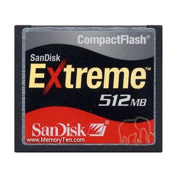 SanDisk - SDCFX-512-10PK - 512MB Extreme III Compact Flash Card (10-Pack)