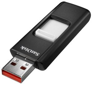 SDCZ36-002G-B35-A1 SanDisk Cruzer 2GB USB 2.0 Flash Drive (Black / Red)