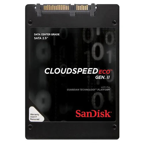 SDLF1DAR-960G-1HA2 SanDisk CloudSpeed Eco Gen II 960GB Multi-Level Cell SATA 6Gb/s 2.5-Inch Solid State Drive
