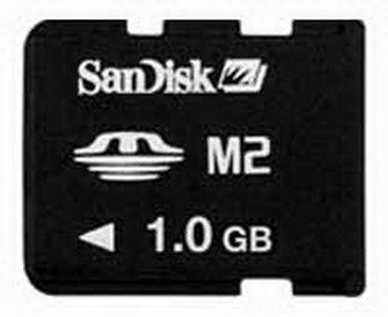 SanDisk - SDMSM2-1024-P60M - 1GB Memory Stick Micro (M2)