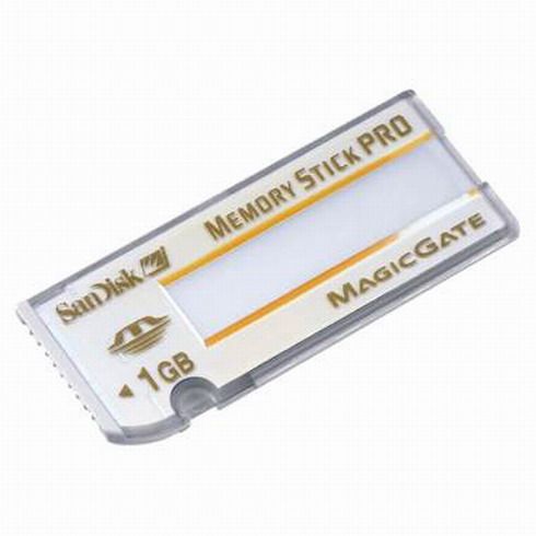 SDMSP-1024-822 SanDisk 1GB MagicGate Memory Stick PRO