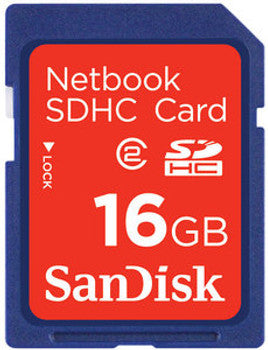 SanDisk - SDSDNT-016G-B35 - Netbook 16GB SDHC Flash Memory Card