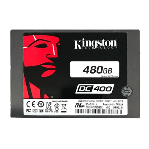 SEDC400S37/480G Kingston SSDNow DC400 Series 480GB SATA 6Gb/s 2.5-Inch Solid State Drive