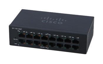 Cisco - SF110D-16HP-AU - Small Business SF110D-16HP 16-Ports RJ-45 10/100 PoE Unmanaged Wall-mountable Dektop Switch