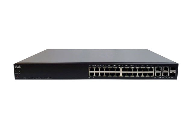 SF300-24PP-K9-AU - Cisco Small Business 300 24P PoE+ RJ-45 L3 Switch