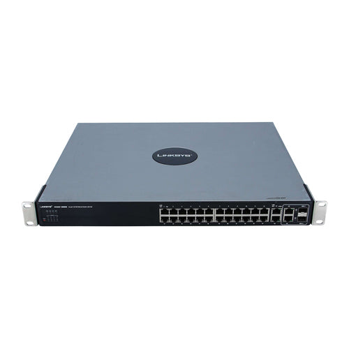 SFE2000P-AU Cisco Small Business SFE2000P 24 x Ports PoE 10/100Base-T + 4 x Ports 1000Base-T + 2 x Ports Shared Combo SFP (mini-GBIC) Rack-Mountable Layer 3 Managed Fast Ethernet Network Switch