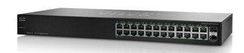 Cisco - SG10024 - Small Business SG100 24-Ports 10/100/1000Mbps + 2 Combo Mini-GBIC Unmanaged Rack-mountable Switch