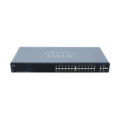 SG220-26-K9-NA-RF Cisco Small Business 220 Series SG220-26 24 x Ports 10/100/1000Base-T + 2 x Ports Combo SFP Rack-mountable Layer 3 Managed Gigabit Ethernet Network Switch