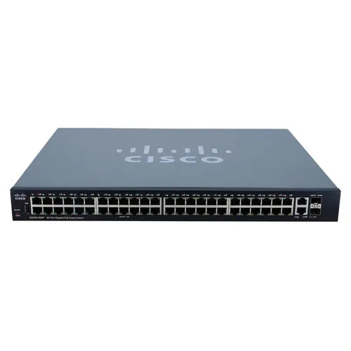 SG250-50HP-K9-NA Cisco Small Business 250 Series SG250-50P 48 x Ports PoE+ 1000Base-T + 2 x Ports Combo SFP Layer 3 Managed Rack-mountable Gigabit Ethernet Network Switch