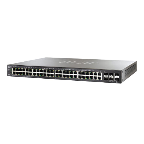 SG500X-48MPK9NA-RF Cisco Small Business 500 Series SG500X-48 48 x RJ-45 Ports 10/100/1000Base-T + 2 x SFP+ Ports + 2 x Combo 5G SFP Ports Layer 3 Managed Gigabit Ethernet Stackable Network Switch