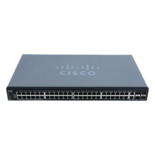 SG550X-48-K9-NA-RF Cisco Small Business 550X Series SG550X-48 48 x Ports 10/100/1000Base-T + 2 x Ports 10GBase-T Combo SFP+ + 2 x Ports SFP+ Stackable Rack-mountable Layer 3 Managed Gigabit Ethernet Network Switch