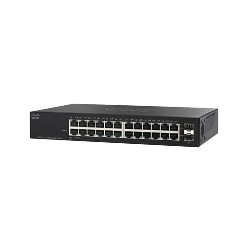 SG95-24-SG Cisco 95 SG95-24 24 x Ports 10/100/1000Base-T + 2 x Ports Combo SFP (mini-GIBIC) Layer 2 Unmanaged Gigabit Ethernet Network Switch