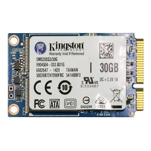 SMS200S3/30G Kingston SSDNow mS200 Series 30GB SATA 6Gb/s mSATA Solid State Drive