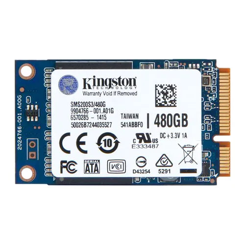SMS200S3/480G Kingston SSDNow mS200 Series 480GB SATA 6Gb/s mSATA Solid State Drive
