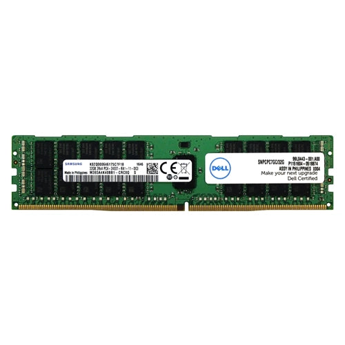 SNPCPC7GC/32G Dell 32GB DDR4-2400MHz PC4-19200 ECC Registered RDIMM CL17 2Rx4 1.2V 288-Pin Memory Module
