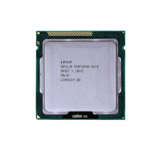 SR057 - Intel Pentium G870 Dual Core 3.10GHz 5.00GT/s DMI 3MB L3 Cache Socket FCLGA1155 Desktop Processor