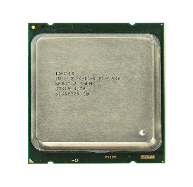 SR0GY - Intel Xeon E5-2680 8 Core 2.70GHz 8.00GT/s QPI 20MB L3 Cache Socket LGA2011 Processor (Tray part)