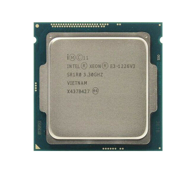 SR1R0 - Intel Xeon Quad Core E3-1226V3 3.3GHz 8MB L3 Cache 5GT/s DMI2 Speed Socket FCLGA1150 22NM 84W Processor