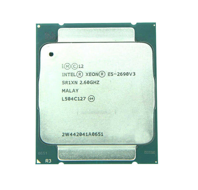 SR1XN - Intel Xeon 12 Core E5-2690V3 2.6GHz 30MB L3 Cache 9.6GT/s QPI Speed Socket FCLGA2011-3 22NM 135W Processor