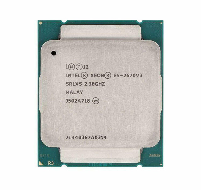 SR1XS - Intel Xeon E5-2670 V3 Dodeca-core (12 Core) 2.30GHz 9.6GT/s QPI 30MB L3 Cache Socket FCLGA2011-3 Processor