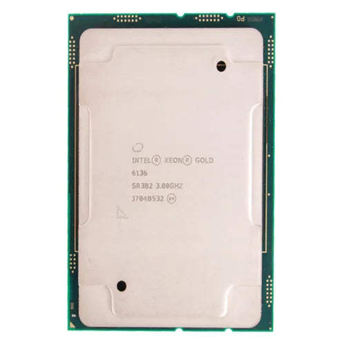 SR3B2 Intel Xeon Gold 6136 12-Core 3.0GHz 24.75MB LGA 3647 Processor
