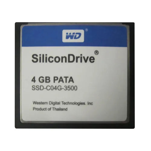 SSD-C04G-3500 Western Digital Silicon 4GB IDE/ATA CompactFlash Type 1 Solid State Drive