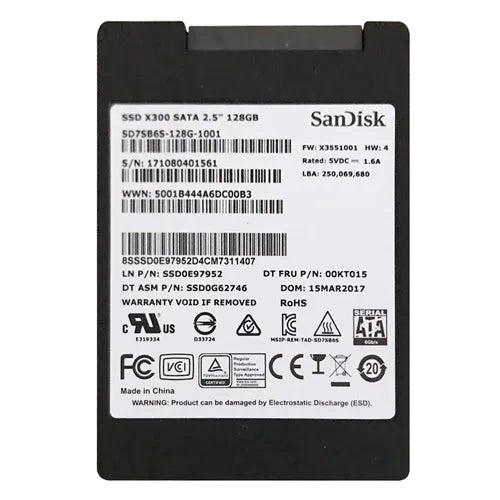 SSD0E97952 IBM 128GB SATA 6Gb/s 2.5-Inch Solid State Drive