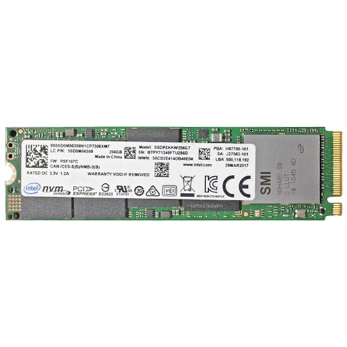 SSDPEKKW256G7 Intel 600p 256GB Triple-Level Cell PCI Express 3.0 x4 NVMe M.2 2280 Solid State Drive
