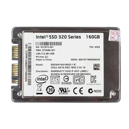 SSDSA1NW160G3 Intel 320 160GB Multi-Level Cell SATA 3Gb/s 1.8-Inch Solid State Drive
