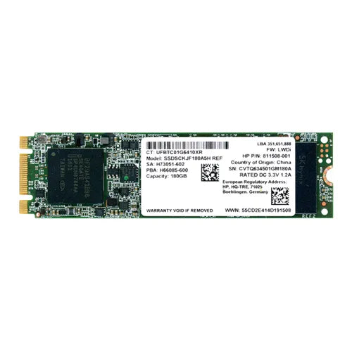 SSDSCKJF180A5H Intel Pro 2500 180GB Multi-Level-Cell SATA 6Gb/s M.2 2280 Solid State Drive