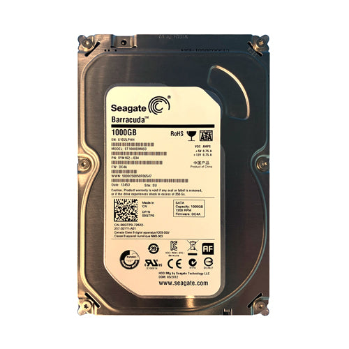 ST1000DM003 Seagate BarraCuda 1TB 7200RPM SATA 6Gb/s NCQ 64MB Cache 3.5-Inch Hard Drive