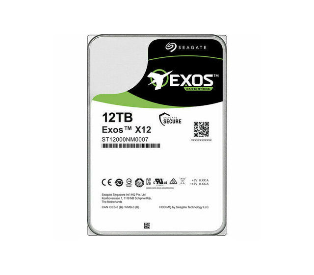 ST12000DM0007 - Seagate BarraCuda Pro 12TB 7200RPM SATA 6Gb/s 512 256MB Cache 3.5-inch Hard Drive