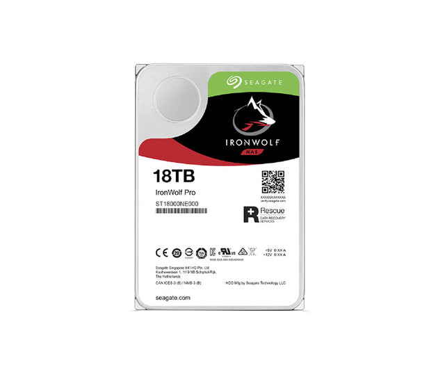 ST18000NE000 - Seagate 18TB 7200RPM SATA 6Gb/s 3.5-Inch Hard Drive