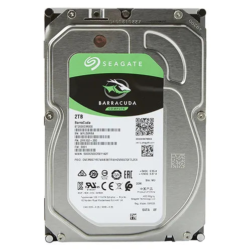 ST2000DM008 Seagate BarraCuda 2TB 7200RPM SATA 6Gb/s 256MB Cache 3.5-inch Hard Drive