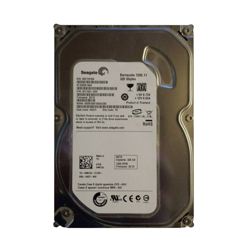ST3320613AS Seagate BarraCuda 7200.11 Series 320GB 7200RPM SATA 3Gb/s 16MB Cache (CE) 3.5-Inch Hard Drive