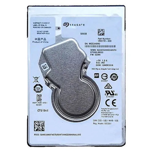 ST500LM033 Seagate BarraCuda 500GB 5400RPM SATA 6Gb/s 128MB Cache (SED-FIPS / 512e) 2.5-inch Hard Drive