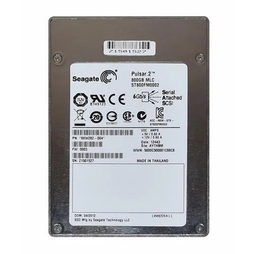 ST800FM0002 Seagate Pulsar.2 Series 800GB Multi-Level Cell SAS 6Gb/s 2.5-Inch Solid State Drive