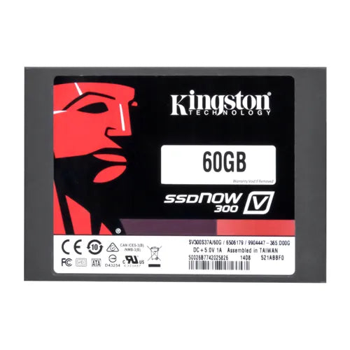 SV300S37A/60G Kingston SSDNow V300 Series 60GB SATA 6Gb/s 2.5-Inch Solid State Drive