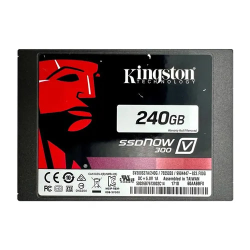 SV300S3N7A/240G Kingston SSDNow V300 Series 240GB Multi-Level Cell SATA 6Gb/s 2.5-Inch Solid State Drive Kit for Notebook