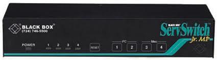 SW622A-R2 Black Box ServSwitch JR 4-Port KVM Switch (Refurbished)