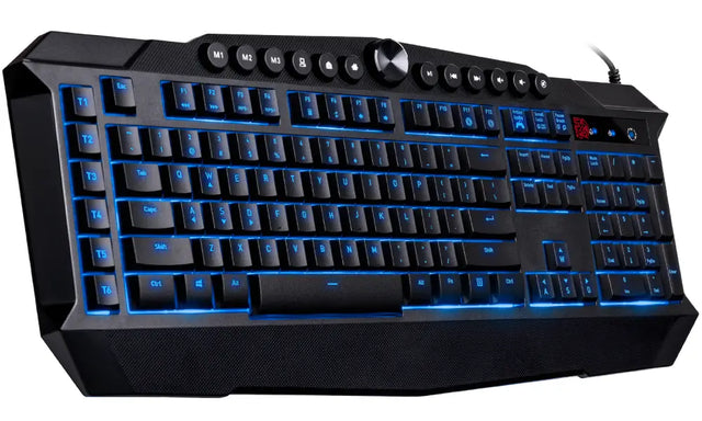 KB-CHM-MBBLUS-01 Thermaltake Tt eSPORTS Challenger Prime Wired USB Membrane Gaming Keyboard Black