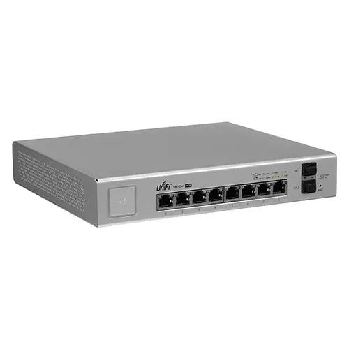 US-8-150W Ubiquiti UniFi 8 x RJ-45 Ports PoE+ 1000Base-T + 2 x SFP Ports Layer 2 Managed Gigabit Ethernet Network Switch