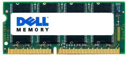 W4725 Dell 512MB PC100 100MHz non-ECC Unbuffered CL2 144-Pin SoDimm Memory Module